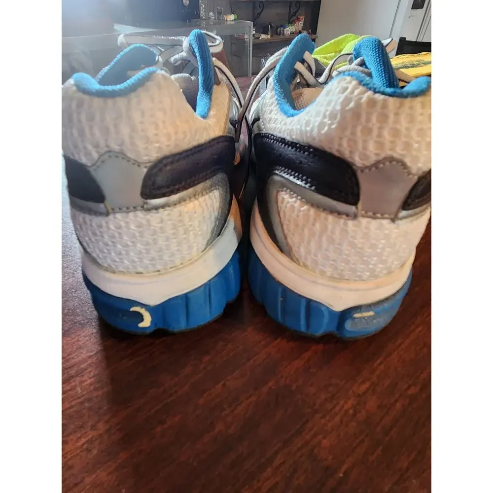 Nike Air Max Mens Running Shoes US 10 White Silver Blue 366375-141